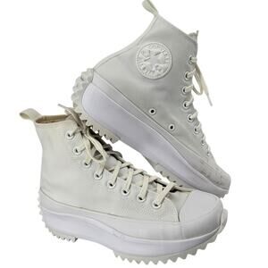 Unisex White Converse Chuck Taylor Run Star Hike High Tops Sneakers M-8M, W-9.5M